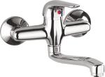 Aqualine 35 bateria zlewozmywakowa/umywalkowa naścienna chrom połysk 52135