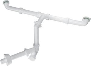 Syfon zlewozmywakowy BAZOOKA SPACE 32mm 2920CP32B0 