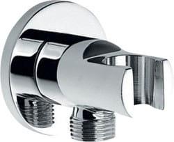 Przyłącze kątowe z uchwytem na rączkę chrom 1205-09