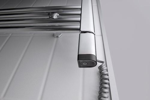ONE D grzałka elektryczna z termostatem, prawa, chrom 200W ONE-D-C-200