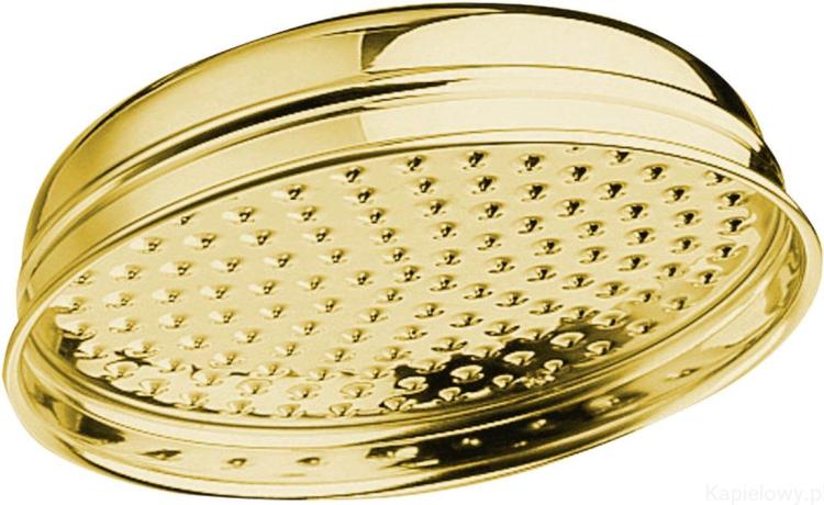 ANTEA Deszczownia okrągła retro, złoto o średnicy 20 cm SOF2005