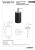 GAMMA Dozownik do mydła stojący czarny 250 ml 145609320 - rysunek techniczny