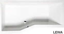 VERSYS Wanna akrylowa asymetryczna 160x85 cm (lewa) 14611