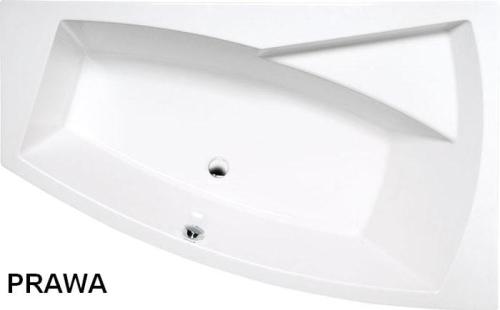EVIA Wanna akrylowa asymetryczna 160x100 cm (prawa) 12611