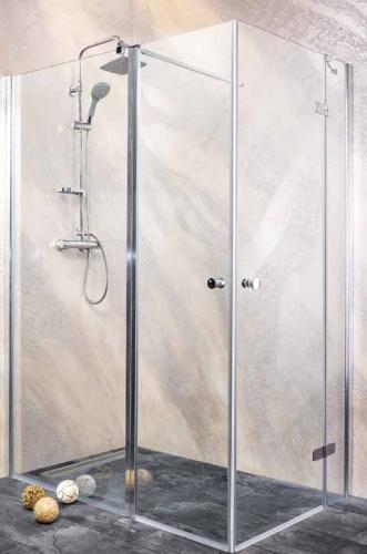 SYMPHONY Kabina prysznicowa narożna prostokątna , lewa 120x90x195 cm drzwi skrzydłowe M1290LMT120
