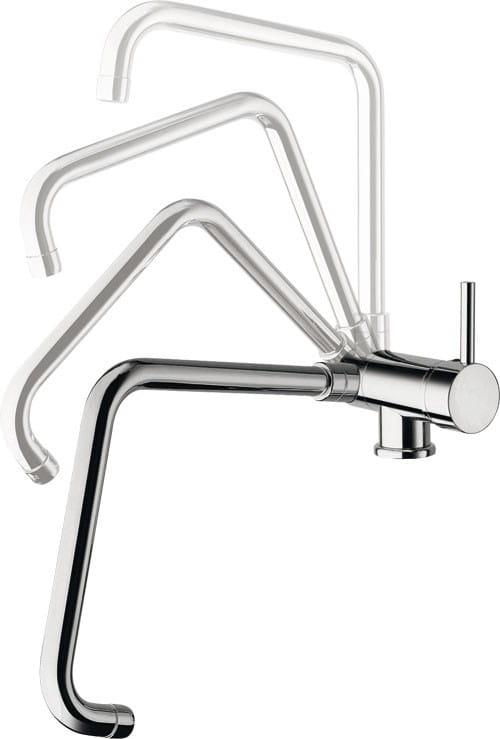 RHAPSODY Bateria zlewozmywakowa stojąca, podokienna, chrom połysk 5507S