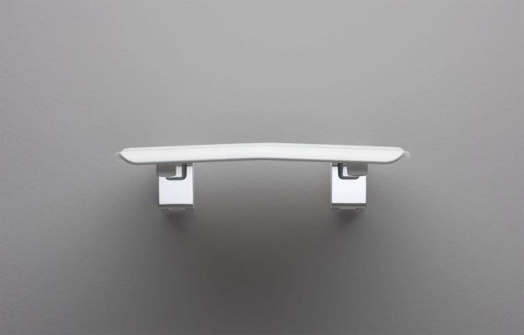 Siedzisko prysznicowe składane 32,5x32,5cm, białe GS120W