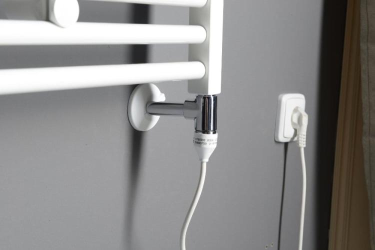 Trójnik do grzałki elektrycznej 1/2", chrom 7926 - aranżacja