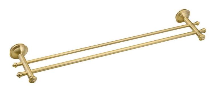 ASTOR Wieszak na ręcznik podwójny 670 mm brąz 1326-11