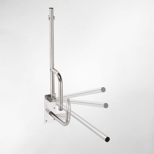 HELP Poręcz składana 76 cm kolor biały 301102094, schemat