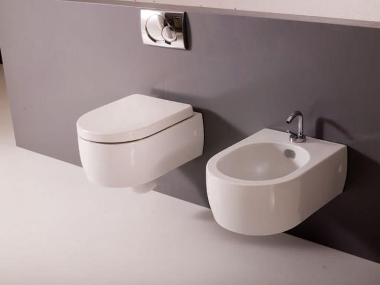 FLO Miska WC podwieszana 311501 z bidetem