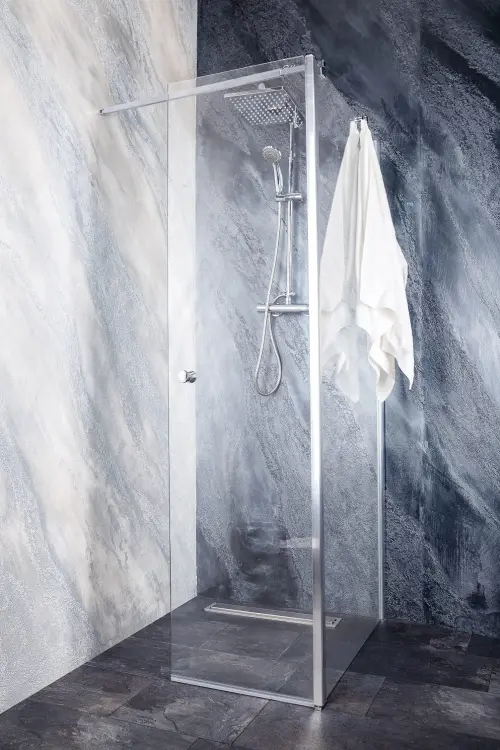 GRANDE Kabina prysznicowa narożna Walk-in 150x(70-120) cm, wys. 195 cm MT150