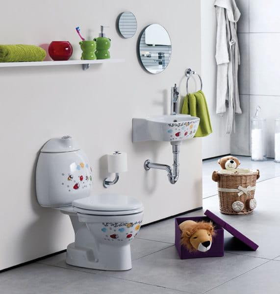 KID kompakt WC dla dzieci odpływ poziomy CK311.400.0F - aranżacja