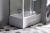 PLAIN NIKA Obudowa narożna do brodzika DEEP, prawa 120x90 cm 83674/89781