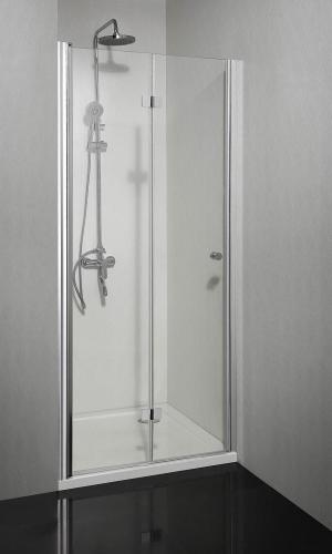 SMARTFLEX Drzwi prysznicowe do wnęki składane lewe 90x195 cm D1290FL