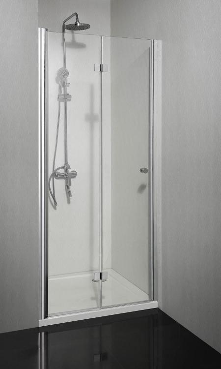 SMARTFLEX Drzwi prysznicowe do wnęki składane lewe 90x195 cm D1290FL