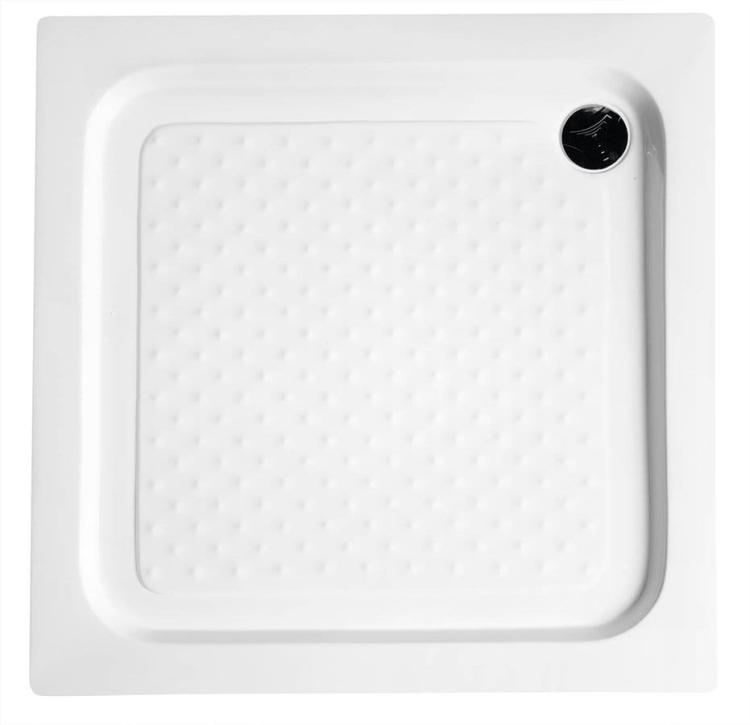 Brodzik akrylowy kwadratowy kompletny 80x80x15 cm BTTQ80