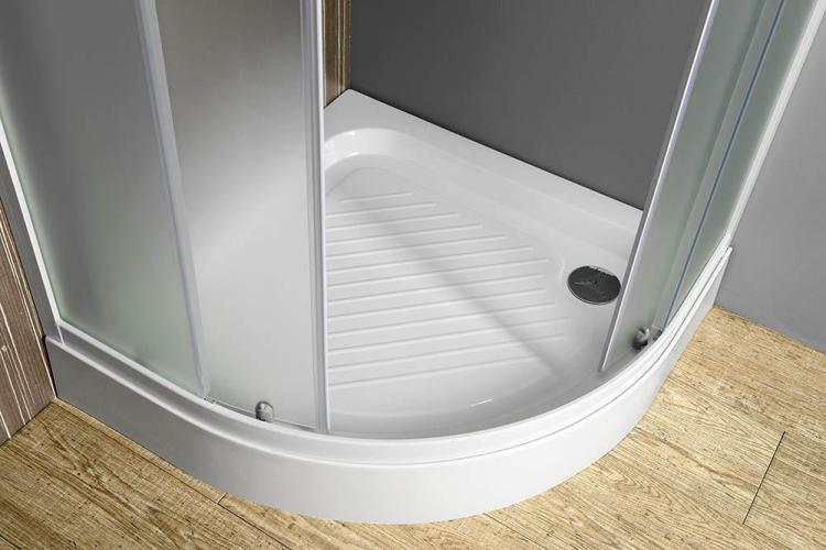 ARLEN Kabina prysznicowa półokrągła 80x80x185 cm, profil biały, szkło matowe BTR800 3.jpg