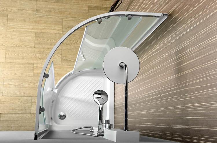 ARLEN Kabina prysznicowa półokrągła 80x80x185 cm, profil biały, szkło matowe BTR800 4.jpg