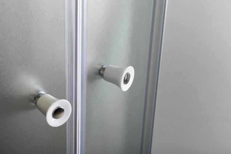 ARLEN Kabina prysznicowa półokrągła 80x80x185 cm, profil biały, szkło matowe BTR800 5.jpg