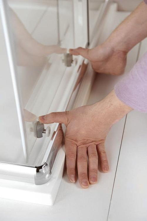 ARLETA Kabina prysznicowa narożna półokrągła 80x80x185 cm , profil chrom, szkło czyste HLS800 7.jpg