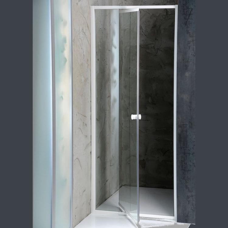 AMICO Drzwi prysznicowe skrzydłowe (wahadłowe) 104-122x185 cm G100