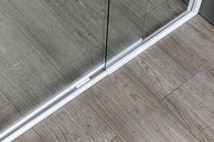 AMICO Drzwi prysznicowe skrzydłowe (wahadłowe) 104-122x185 cm G100