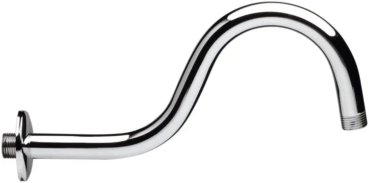Ramię deszczowni ścienne, kształt S, 30 cm chrom BR551