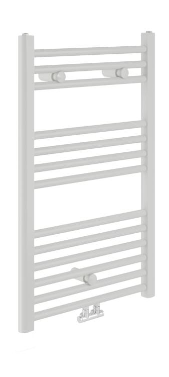 BARI Grzejnik łazienkowy prosty biały 331 W 500x803 mm B500