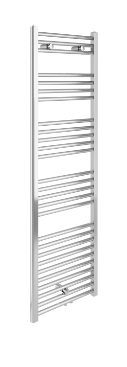 BARI Grzejnik łazienkowy prosty biały 496 W 500x1188 mm B510