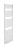 GRAZ Grzejnik łazienkowy biały 835W 590x1624 mm G162