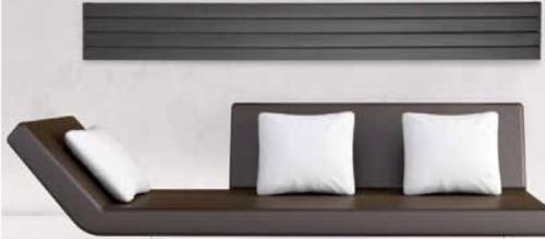 EISENSTADT Grzejnik łazienkowy dekoracyjny antracyt 847 W 459x1800 mm EA459