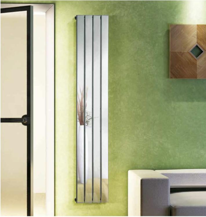 EISENSTADT Grzejnik łazienkowy dekoracyjny chrom 532 W 459x1800 mm EC459 - aranżacja