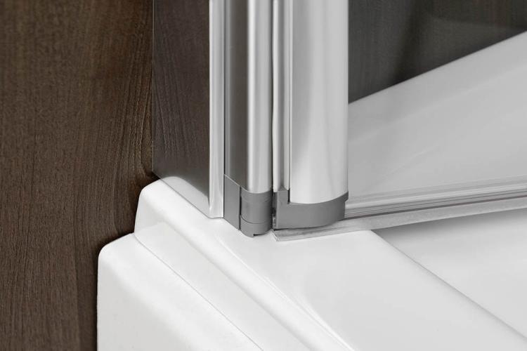 RIONI parawan nawannowy unoszony pneumatycznie 710 mm, szkło czyste 72915 zawias
