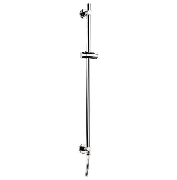 Drążek prysznicowy przesuwny, przyłącze wody, 720mm, chrom1202-08