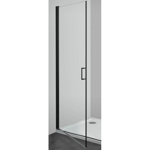 Kabina prysznicowa kwadratowa drzwi skrzydłowe 80x80x195 cm T80BT80B ELITE BLACK drzwi
