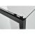ELITE BLACK Ścianka prysznicowa czarne profile 90x195 cm F90B