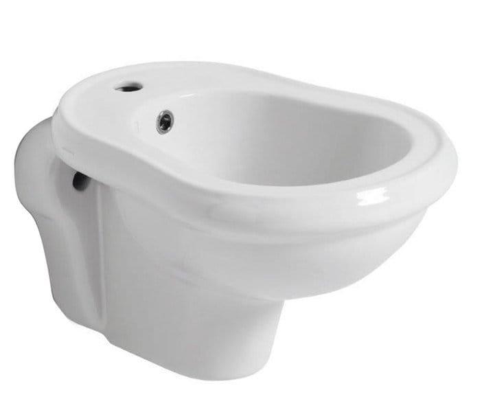 RETRO Bidet ceramiczny podwieszany 38x52 cm, z otworem na baterię 102601