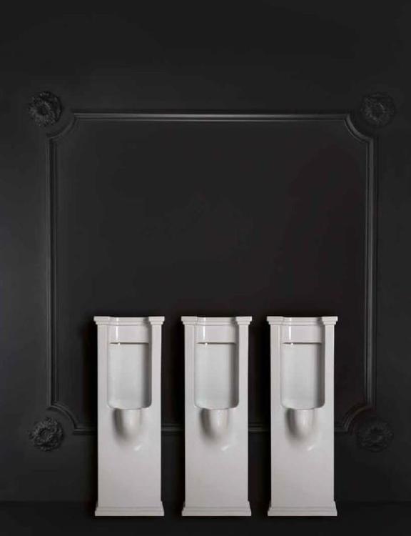 WALDORF Pisuar ceramiczny 44x124,5x34cm 413101 aranżacja zbiorowa