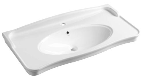 ANTIK Umywalka ceramiczna 100x50 cm biała AN100