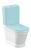 ANTIK Miska WC ceramiczna stojąca 37x63 cm odpływ poziomy AN360