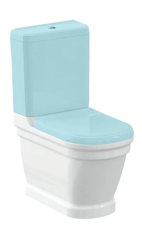 ANTIK Miska WC ceramiczna stojąca 37x63 cm odpływ poziomy AN360