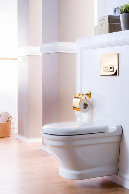 ANTIK Miska WC ceramiczna podwieszana 36x53cm AN320 aranżacja