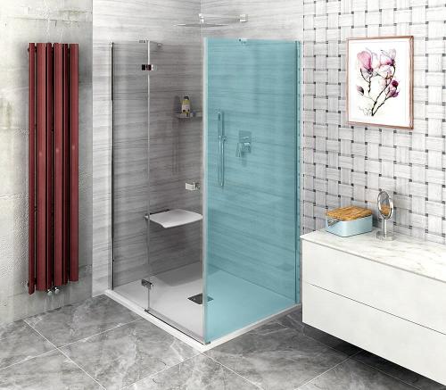 FORTIS LINE Drzwi prysznicowe skrzydłowe lewe szkło czyste 110x200 cm FL1011L