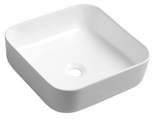 PRATA umywalka ceramiczna nablatowa 39,5x39,5 cm AR423