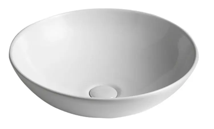 DIMP umywalka nablatowa ceramiczna Ø 46x15 cm WH060