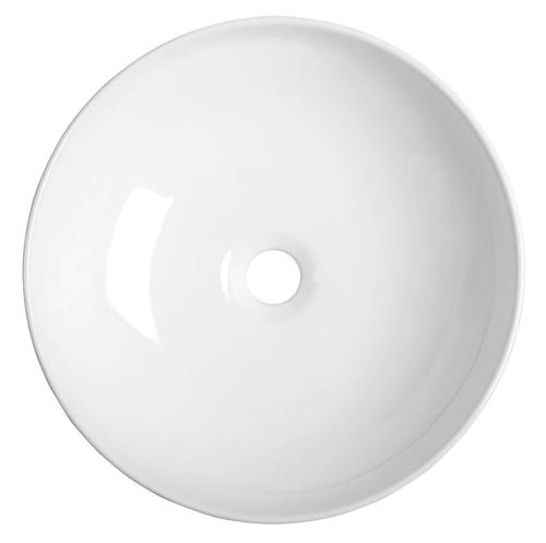 RONDANE umywalka ceramiczna nablatowa, średnica 41x14 cm