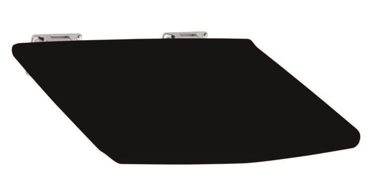 Siedzisko prysznicowe czarne 34 x33 cm 203125064
