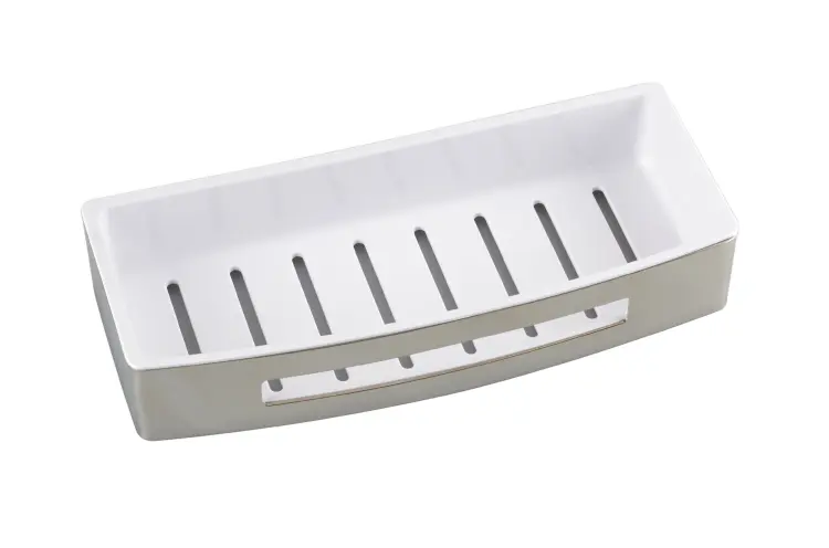 CYTRO półeczka pod prysznic prostokątna plastik/stal nierdzewna polerowana 146208036