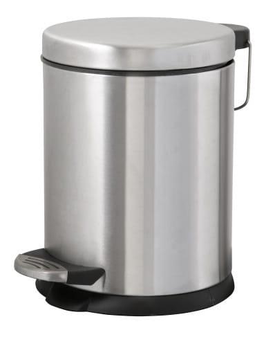 Kosz na śmieci z pokrywką 3l, stojący, stal nierdzewna szczotkowana 104315025